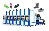 Литьевая машина для производства обуви из ЭВА (одноцветная)